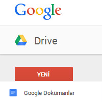 Google Drive girişi