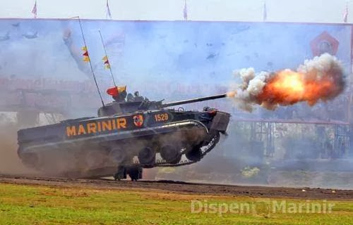 Tank BMP-3F Korps Marinir TNI AL