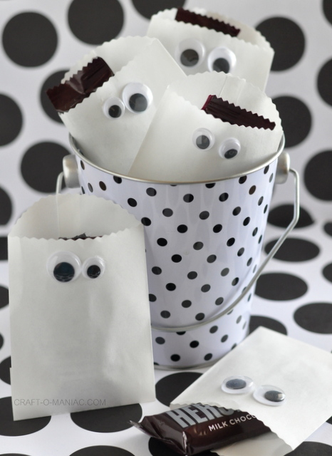 paper ghost favor bags