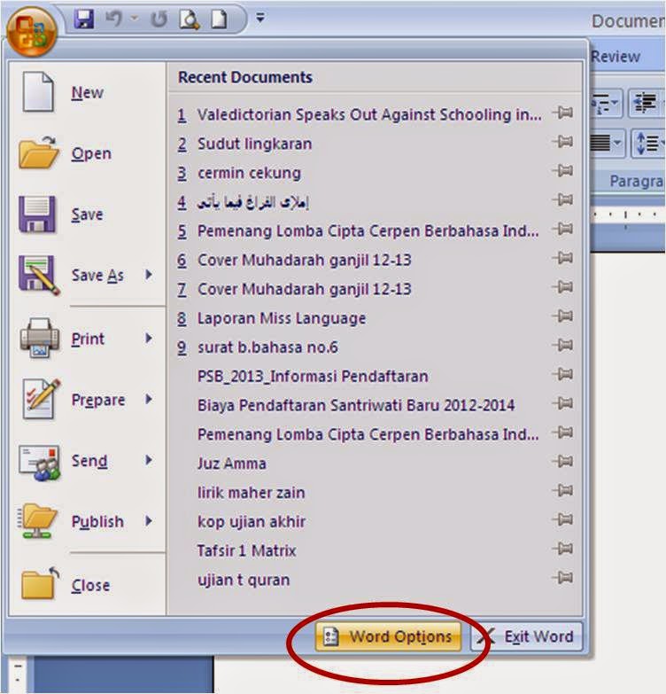 Cara Membalik Gambar Di Word