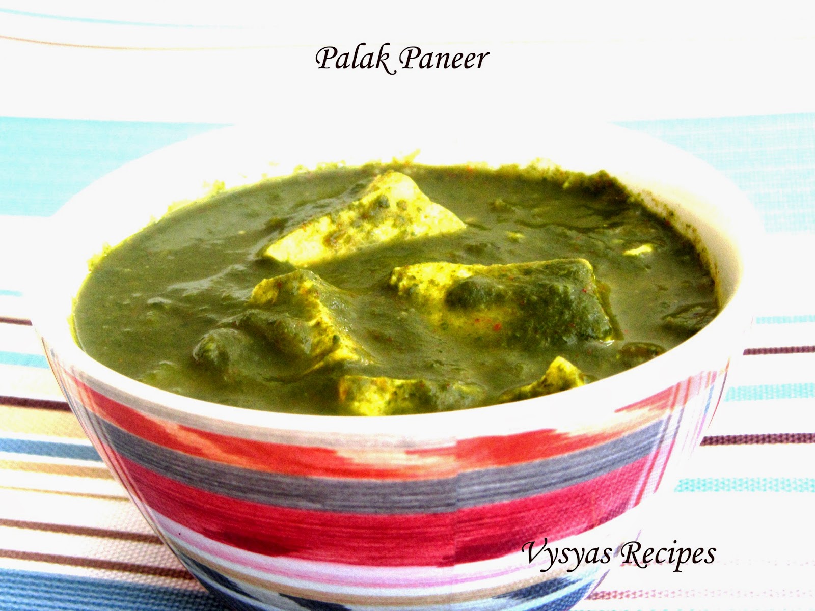 Vysya's Delicious Recipes Easy Side dishes for chapathi, Roti