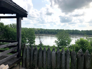 river scene at Fort Osage