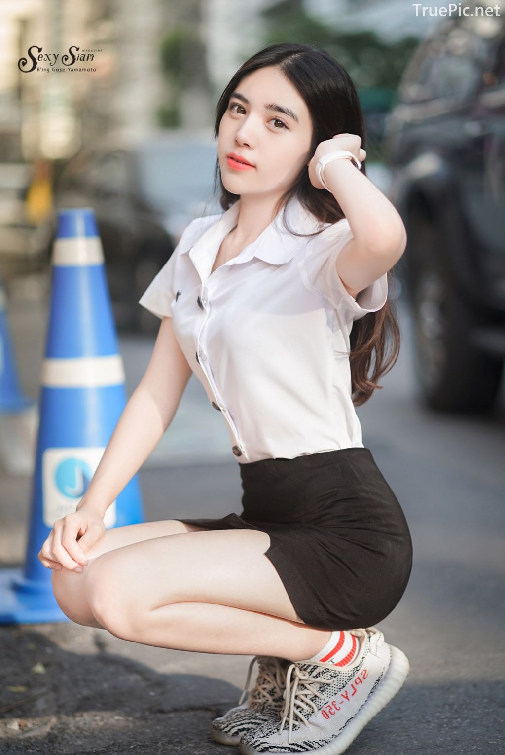 Thailand beautiful girl - Chonticha Chalimewong - Thai Girl Student uniform