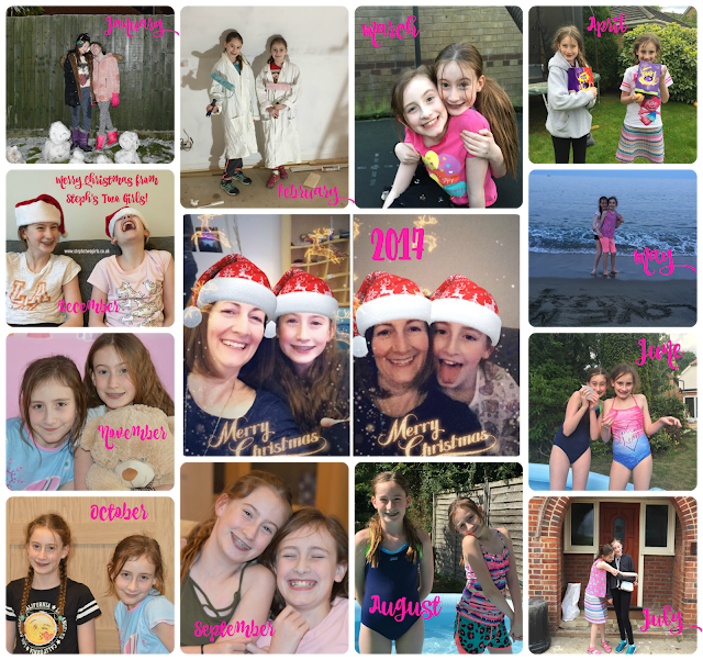 Stephs Two Girls siblings collage 2017