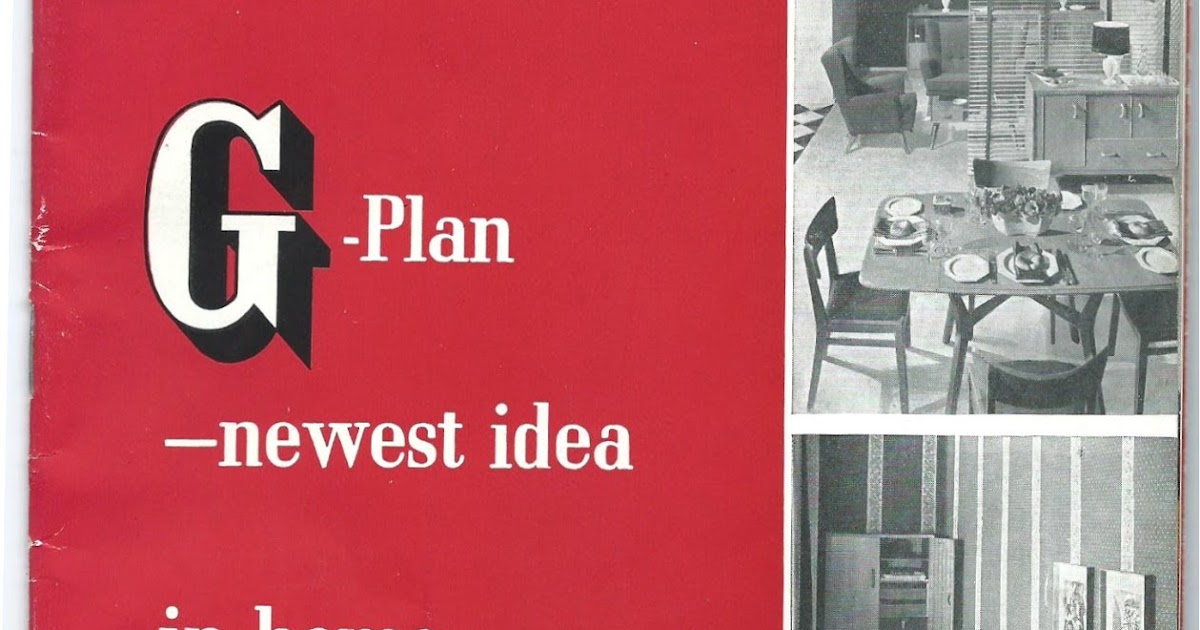 Space Vintage and Retro Original 1950's First GPlan Catalogue