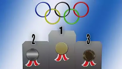 What are Olympic medals made from