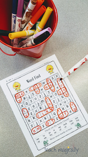 Teach Magically Sight Word Word Finds Word Finds from Teach Magically for sight words