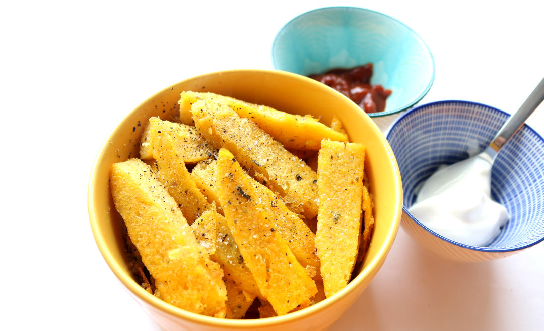 Foodie Friday Crispy Oven Baked Polenta Fries (GlutenFree / Vegan