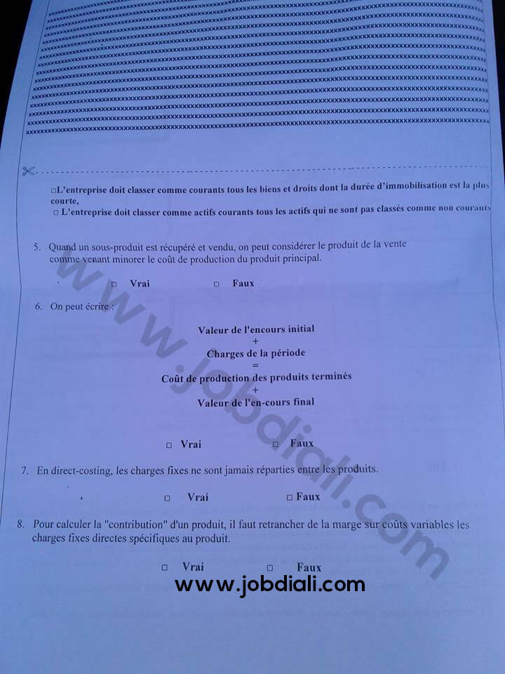 Exemple Concours de Recrutement des 10 Gestionnaires 2017 - Office National de l'Electricité et de l'Eau Potable (ONEE) Exemple Concours de Recrutement des 10 Gestionnaires 2017 - Office National de l'Electricité et de l'Eau Potable (ONEE)