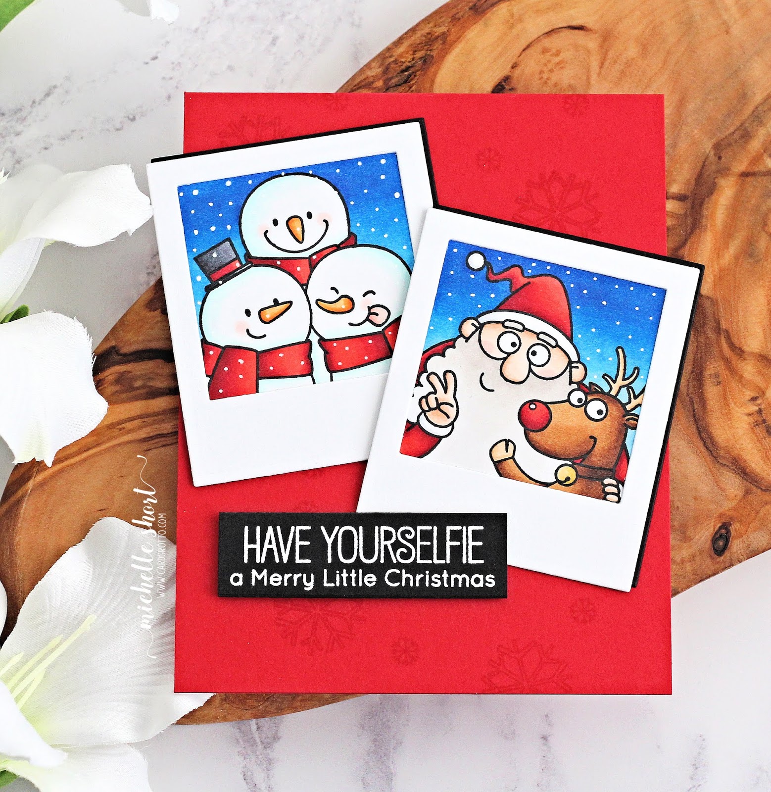 The Card Grotto Christmas Selfies