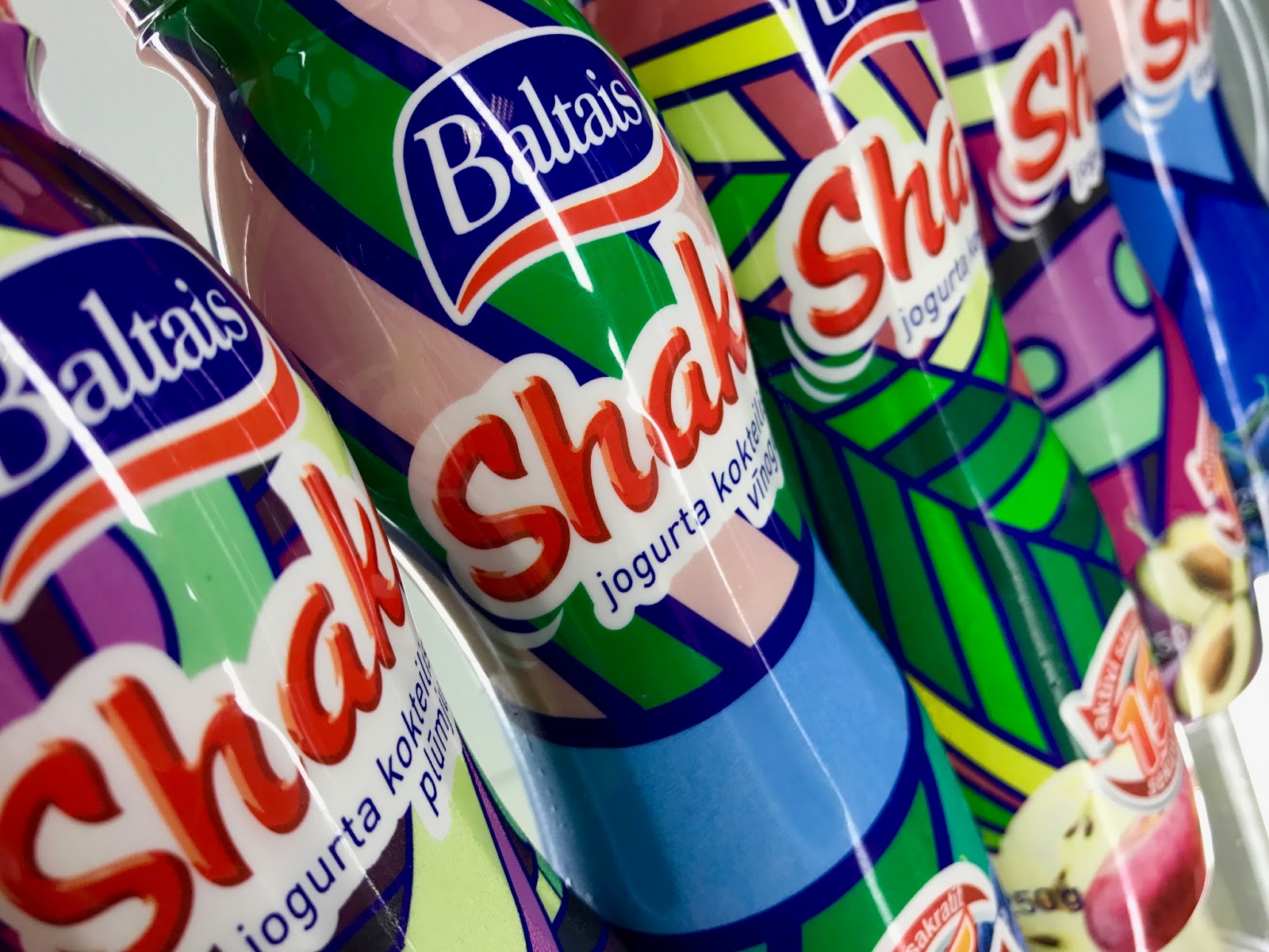 Limited Edition Mosaic Shake Yoghurt Packaging Of The World