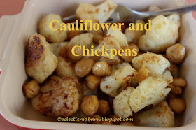 Eclectic Red Barn: 3 Ingredient Cauliflower and Chickpea Side