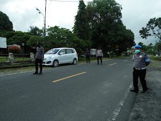 Antisipasi Penyebaran Covid 19, Polsek Maiwa Polres Enrekang Melaksanakan Operasi Yustisi