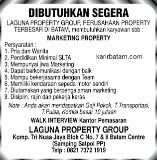Lowongan Kerja Laguna Property Group
