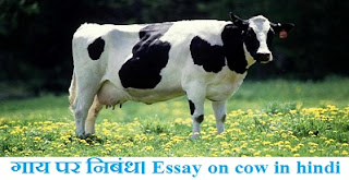 Essay on cow in hindi