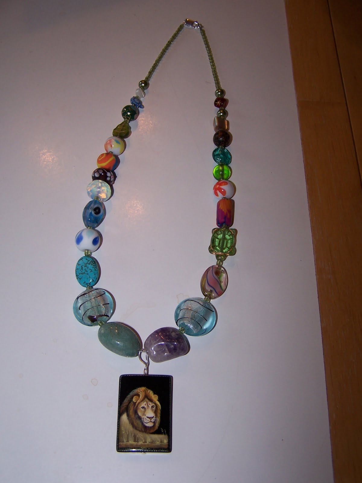 Spaceship NOLA Birthing bead necklace