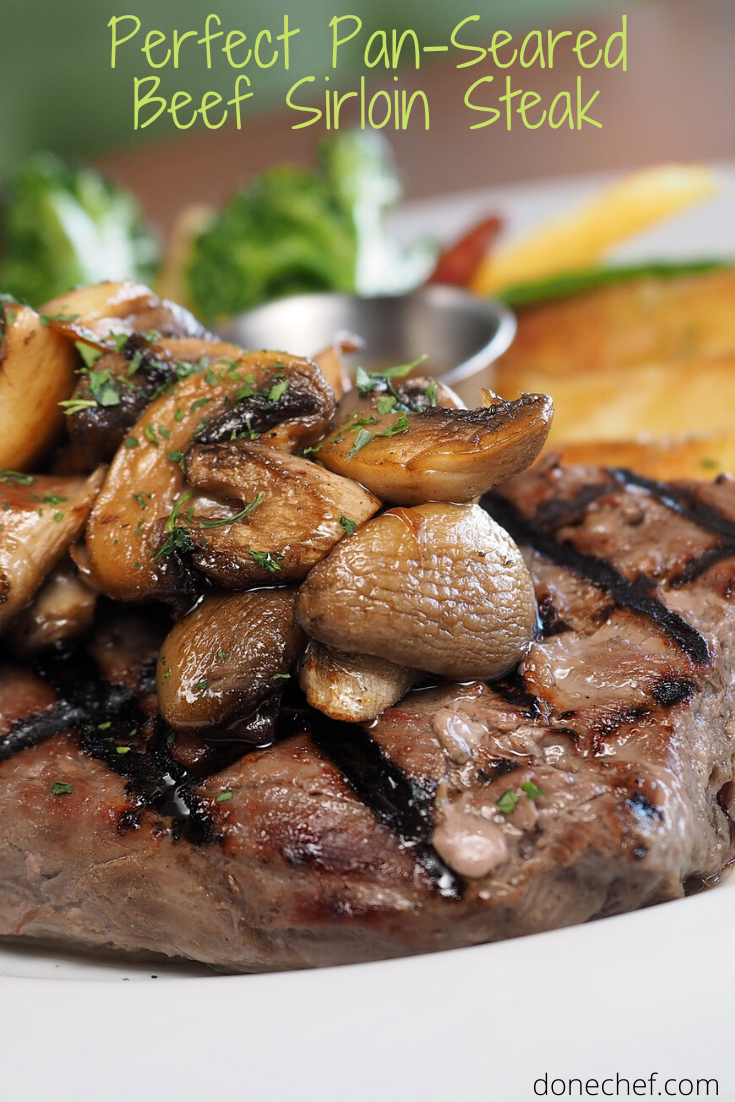Perfect PanSeared Beef Sirloin Steak