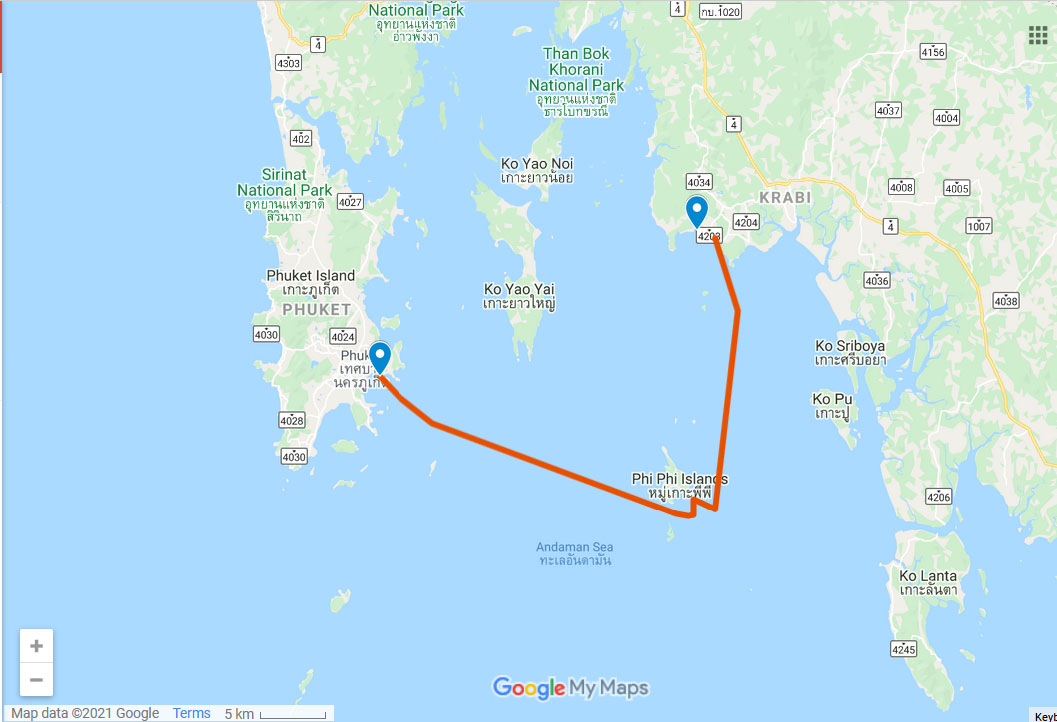 travel from krabi to phuket