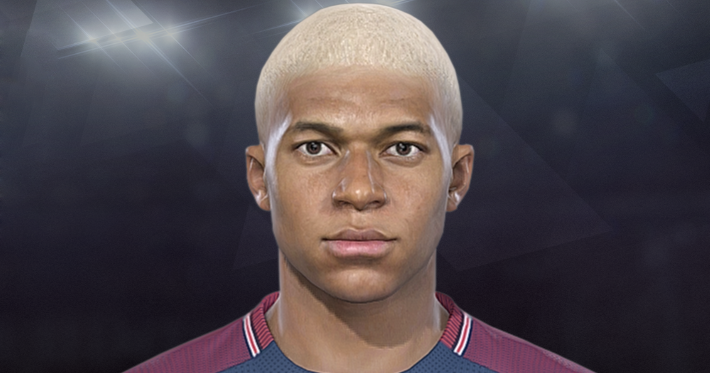 Face Mbappe PES18 By The White Demon