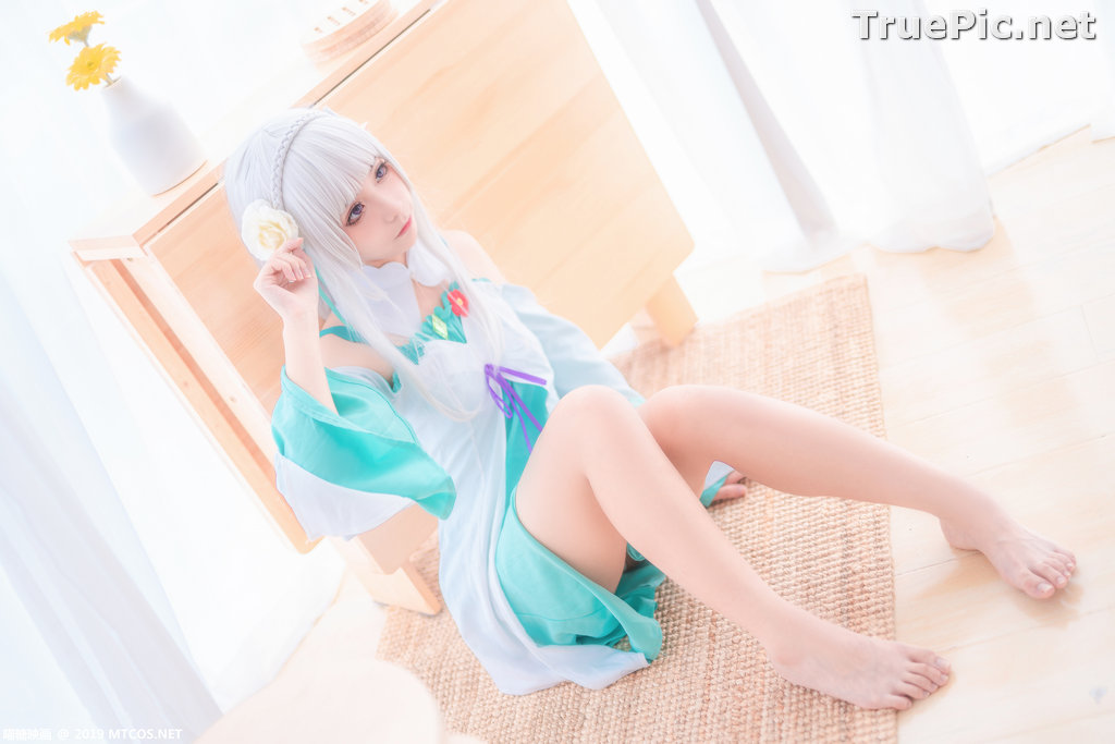 Image [MTCos] 喵糖映画 Vol.020 – Chinese Cute Model – Re:Zero Emilia Cosplay - TruePic.net - Picture-7