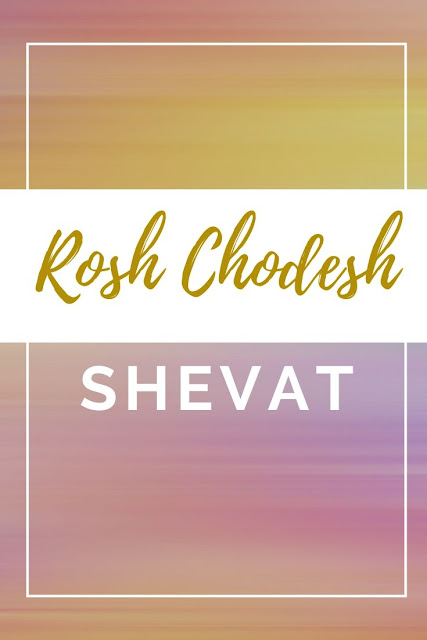 Happy Rosh Chodesh Shevat Greeting Card | 10 Free Modern Cards | New Jewish Eleventh Month