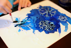 snowflake winter watercolor snowflakes painting resist printable template projects paint templates preschool snow salt fun easy glue water crafts simple
