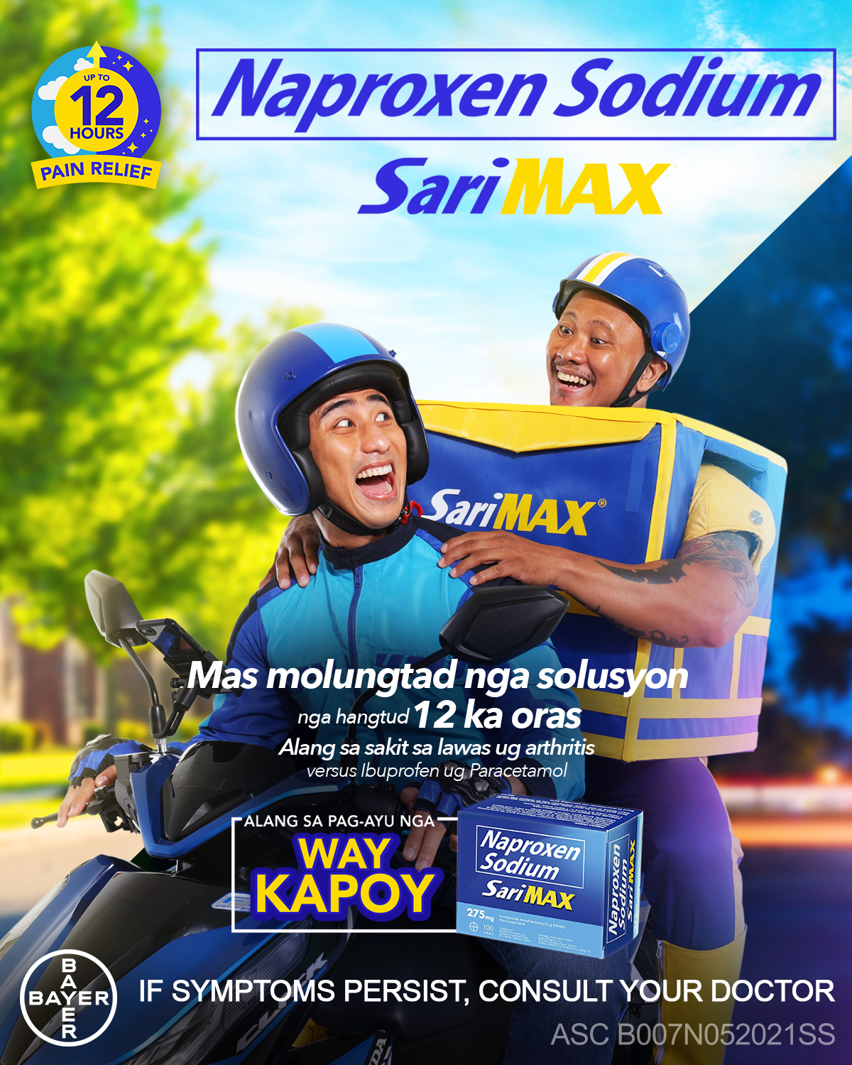 Naproxen Sodium (Sarimax) For Body Pain, Muscle Pain and Arthritis