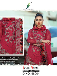 Juvi fashion Iznik Luxury collection pakistani Suits