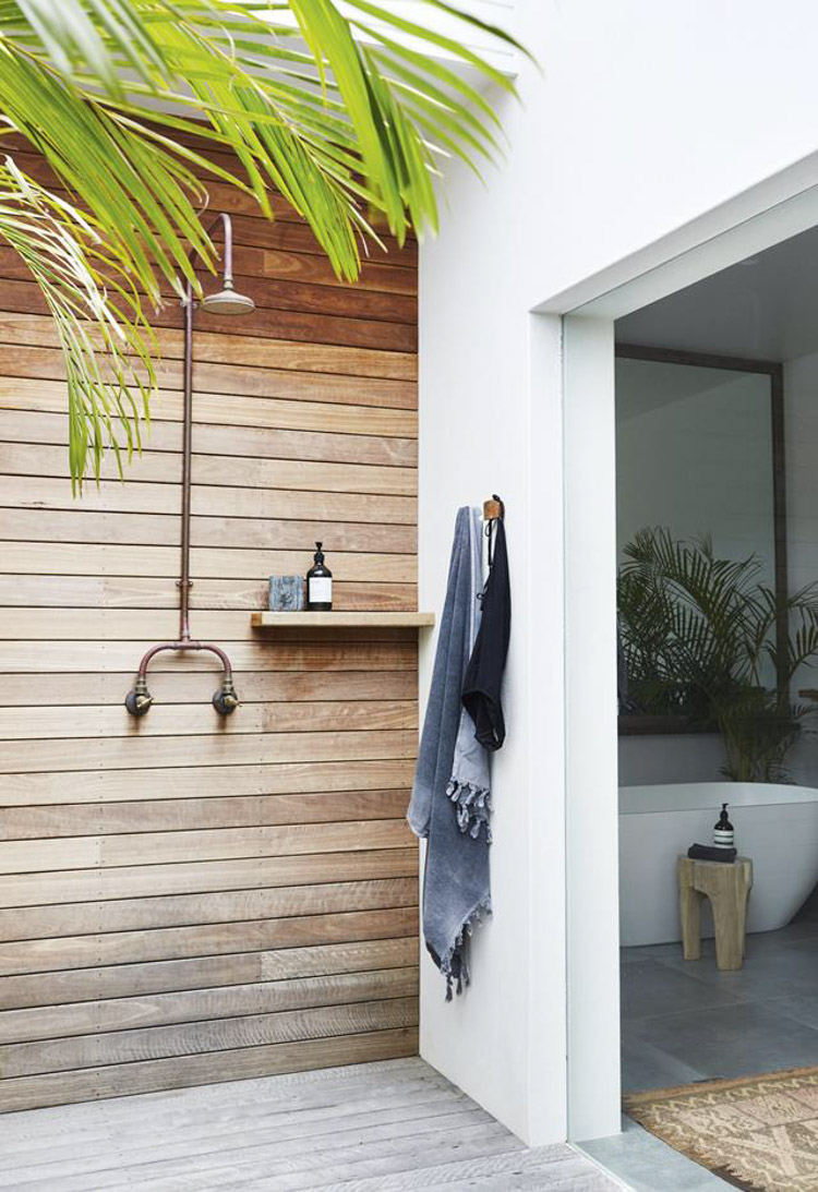 my scandinavian home 16 Beautiful Outdoor Bath and Shower Ideas