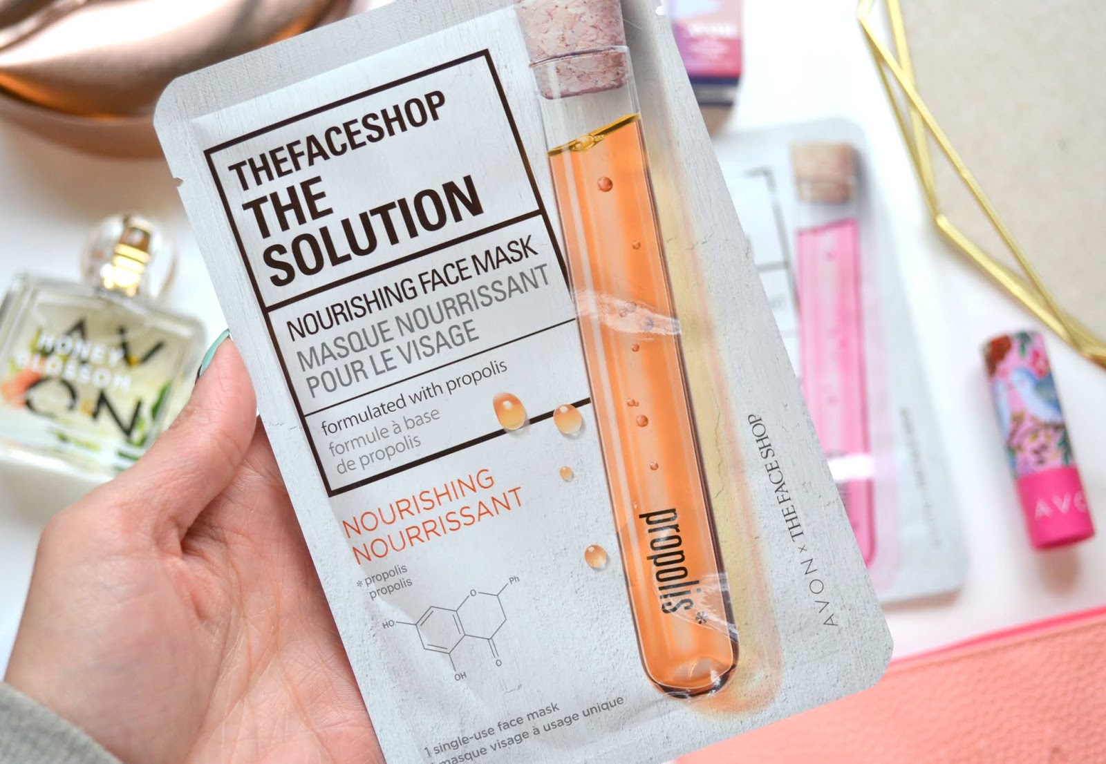 SHEET MASK Avon x The Face Shop The Solution Firming and Nourishing