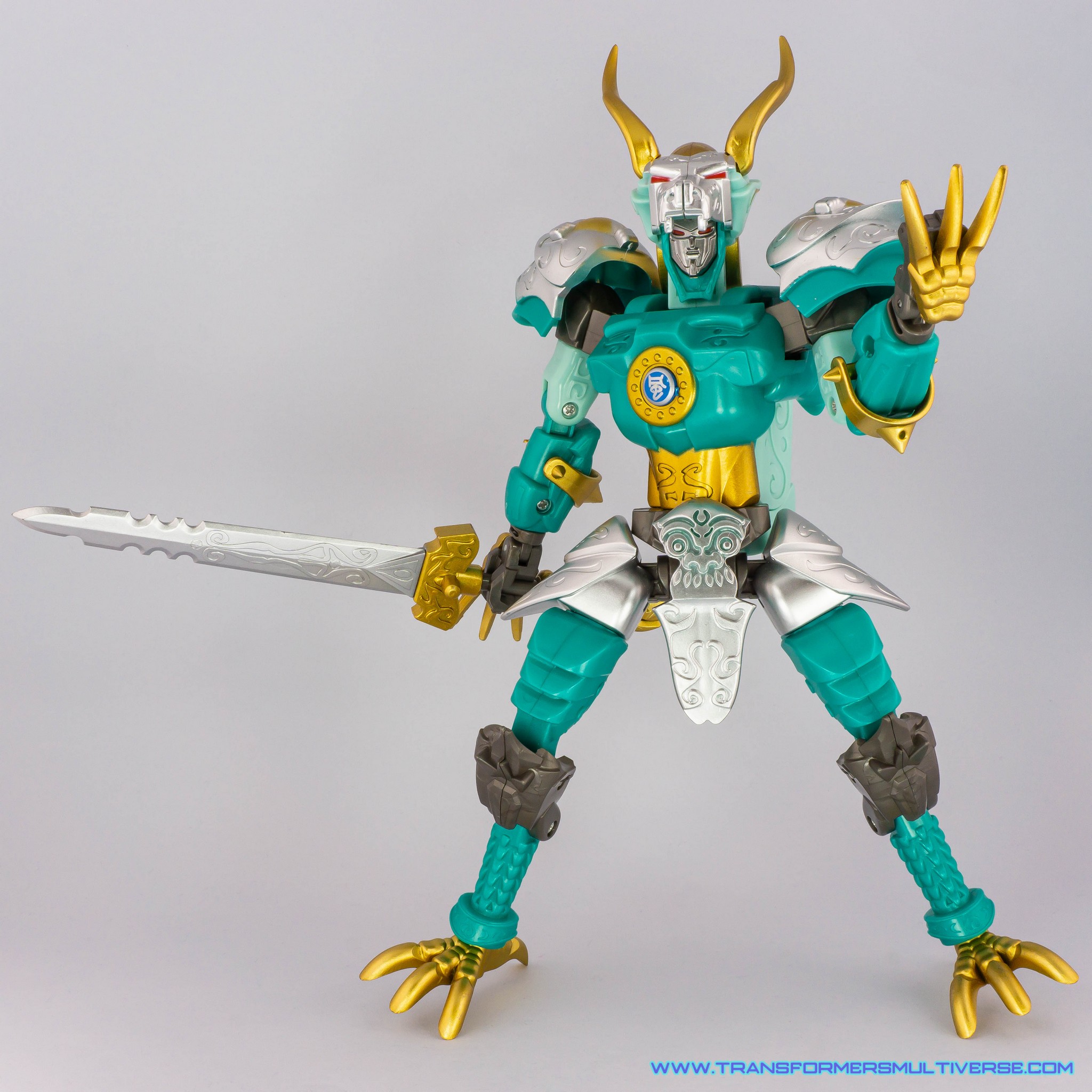 Machine Boy dragon robot alternate pose with sword