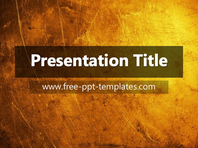 gold-ppt-template