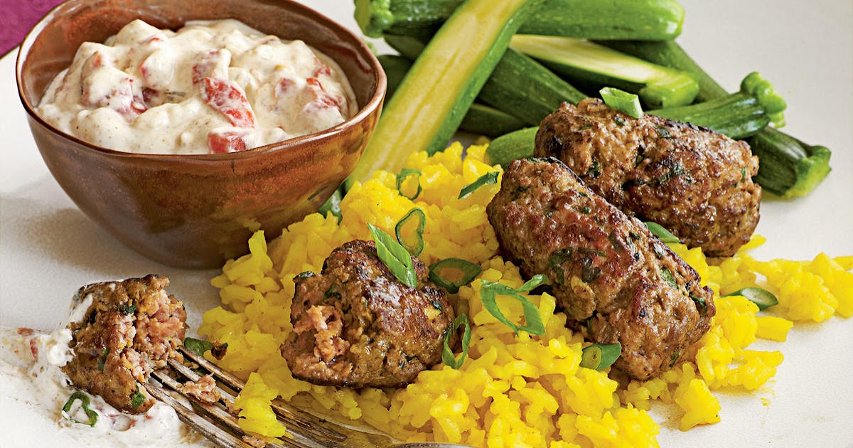 Quick Lamb Kofta with Harissa Yogurt Sauce Recipe LEBANESE RECIPES