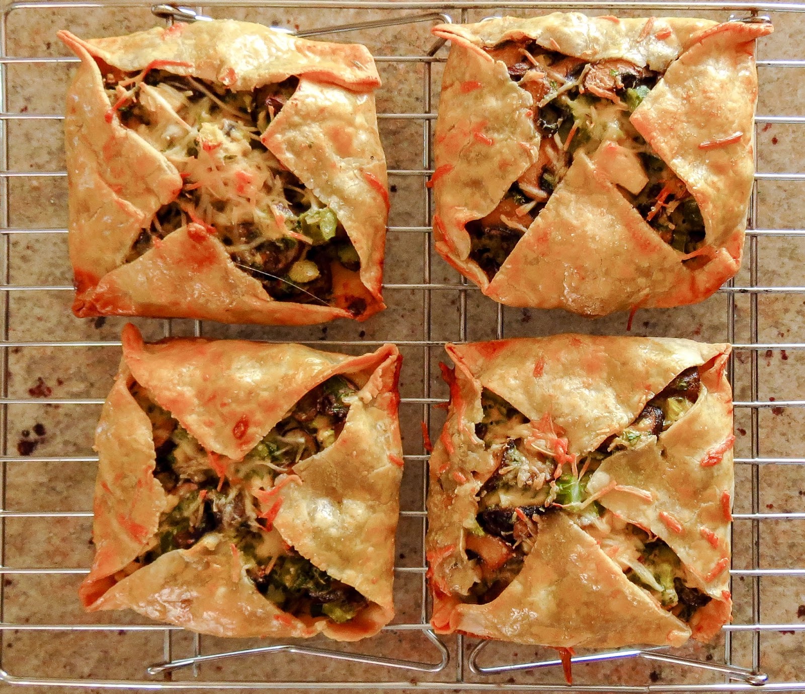 OnTheMoveIn the Galley Asparagus Mushroom Hand Pies