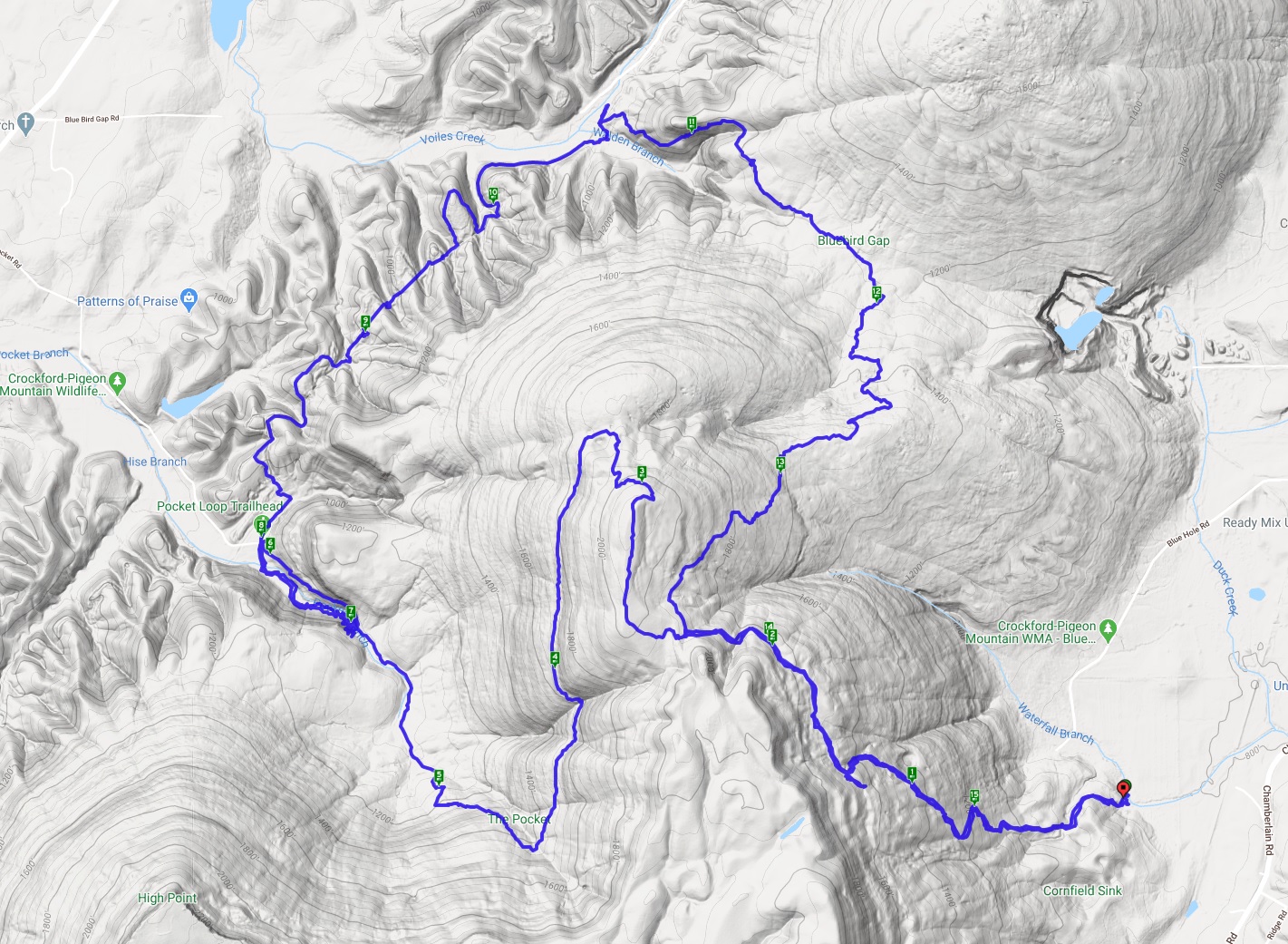 Weekend Wanderluster Pigeon Mountain (Walker County,