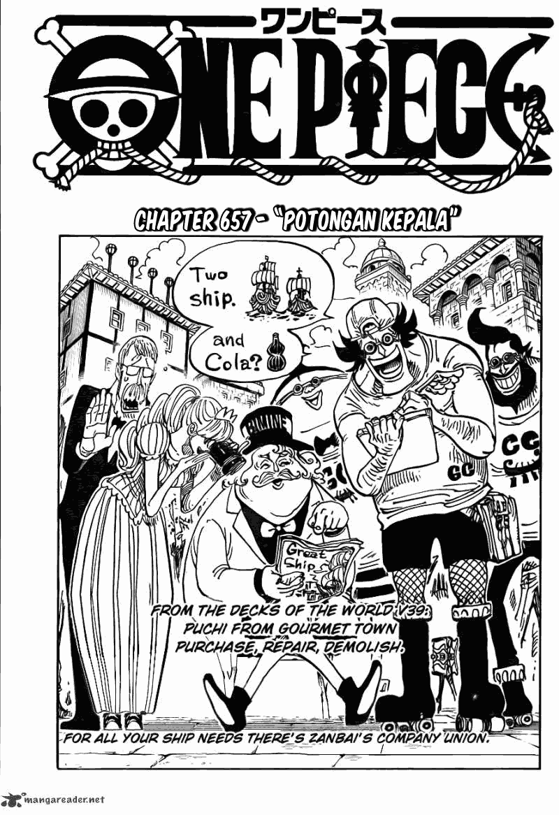One Piece 657 - Potongan Kepala one piece 657 1 One Piece 657 Potongan Kepala