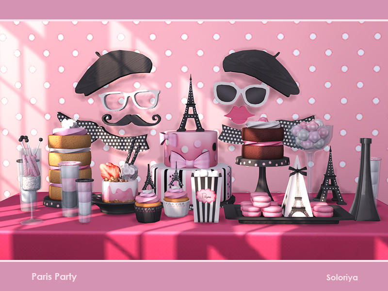 soloriya: Paris Party. Sims 4