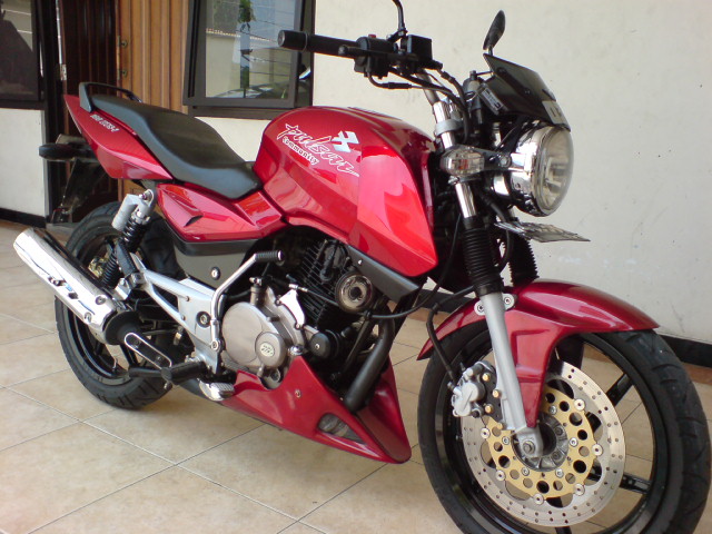 Red Modified New Model Pulsar 150