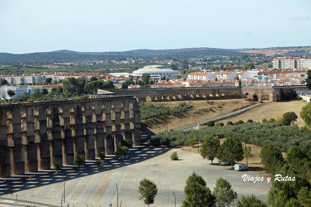 Qué ver en Elvas: acueducto de Amoreira