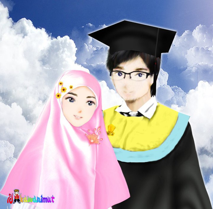 Untukmu yang berjiwa tulus: Kartun wisuda