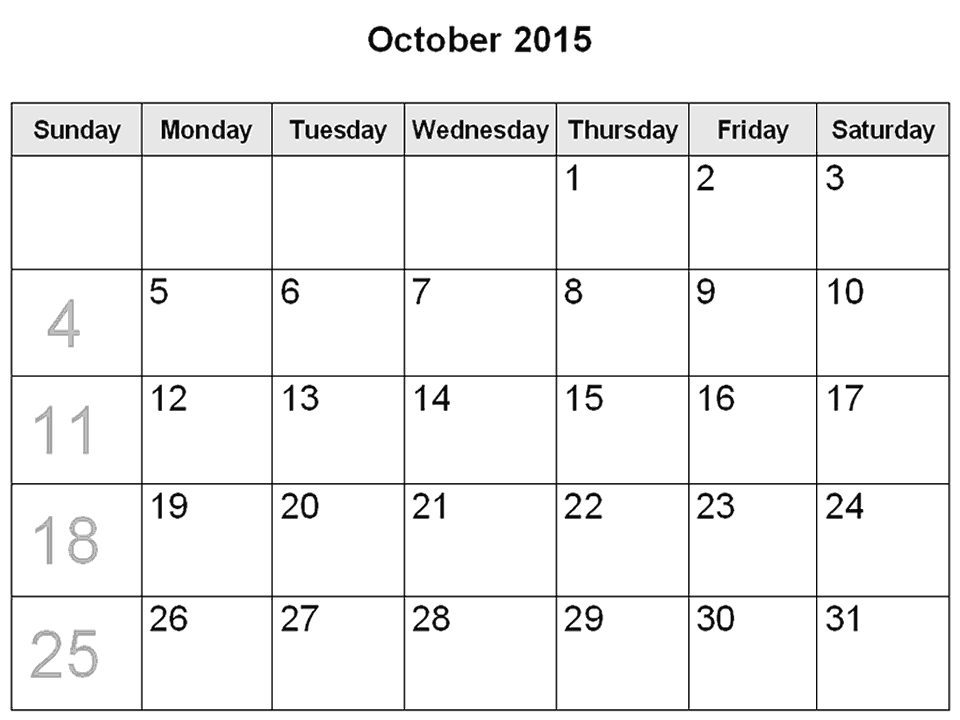 free printable calendar 2019 free printable calendar october blank monthly calendar october 2015