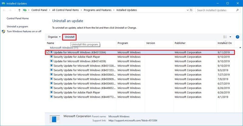 Lỗi Start menu và Search trên Windows 10