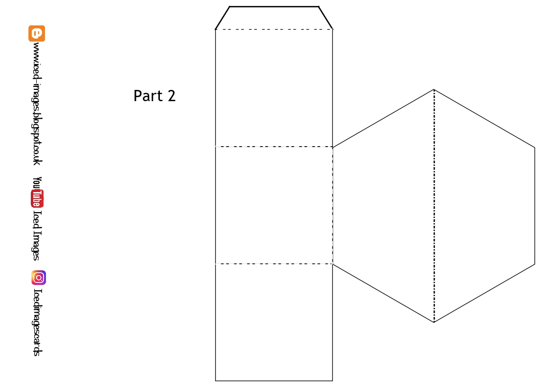 IcedImages: Hexagonal Pop-Up Box Card Intended For Pop Up Box Card Template