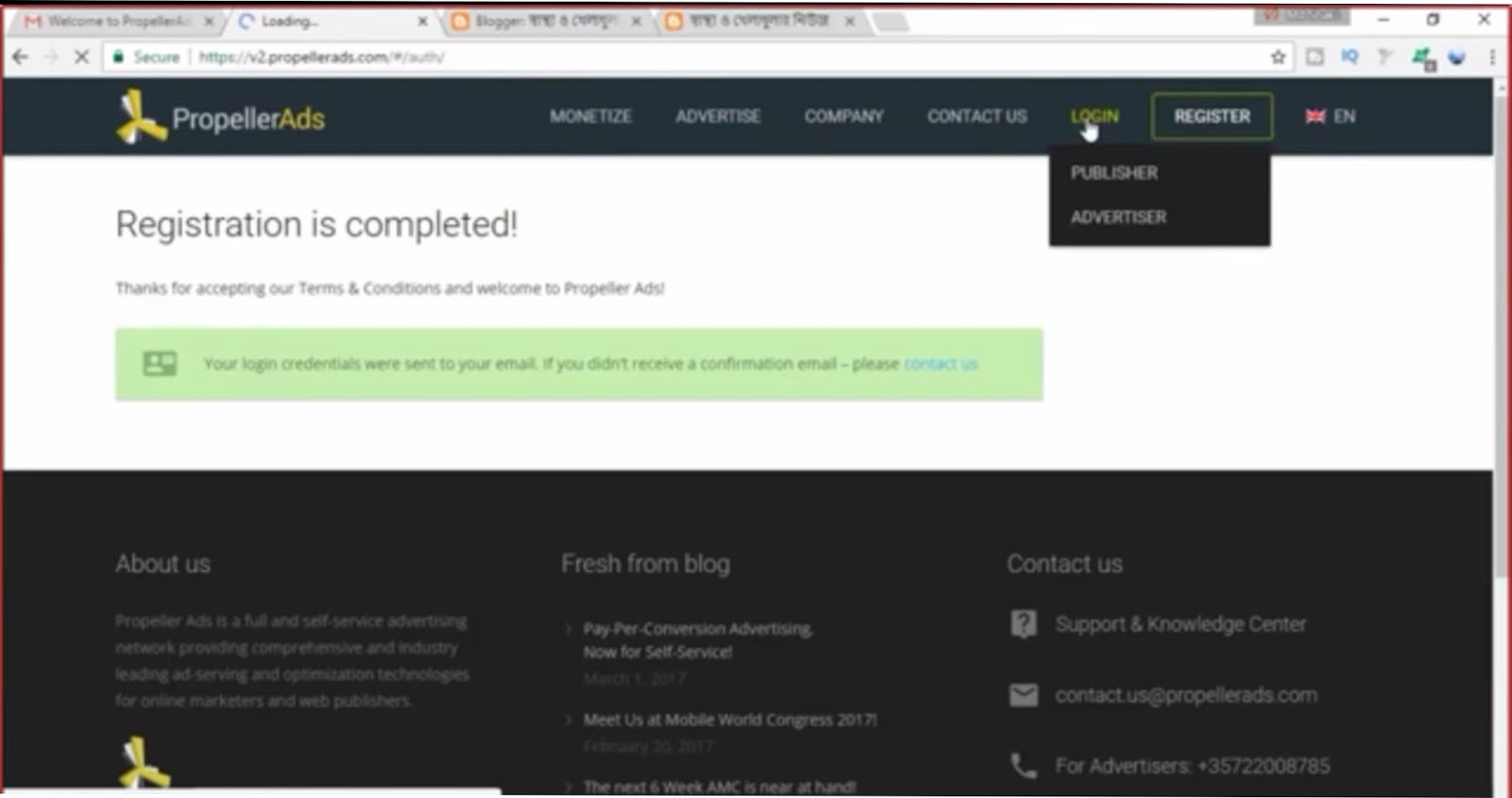 How to get started with Propeller Ads Media