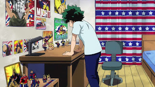 ヒロアカ アニメ 寮 部屋 緑谷出久 Midoriya Izuku Room 僕のヒーローアカデミア My Hero Academia Dorms