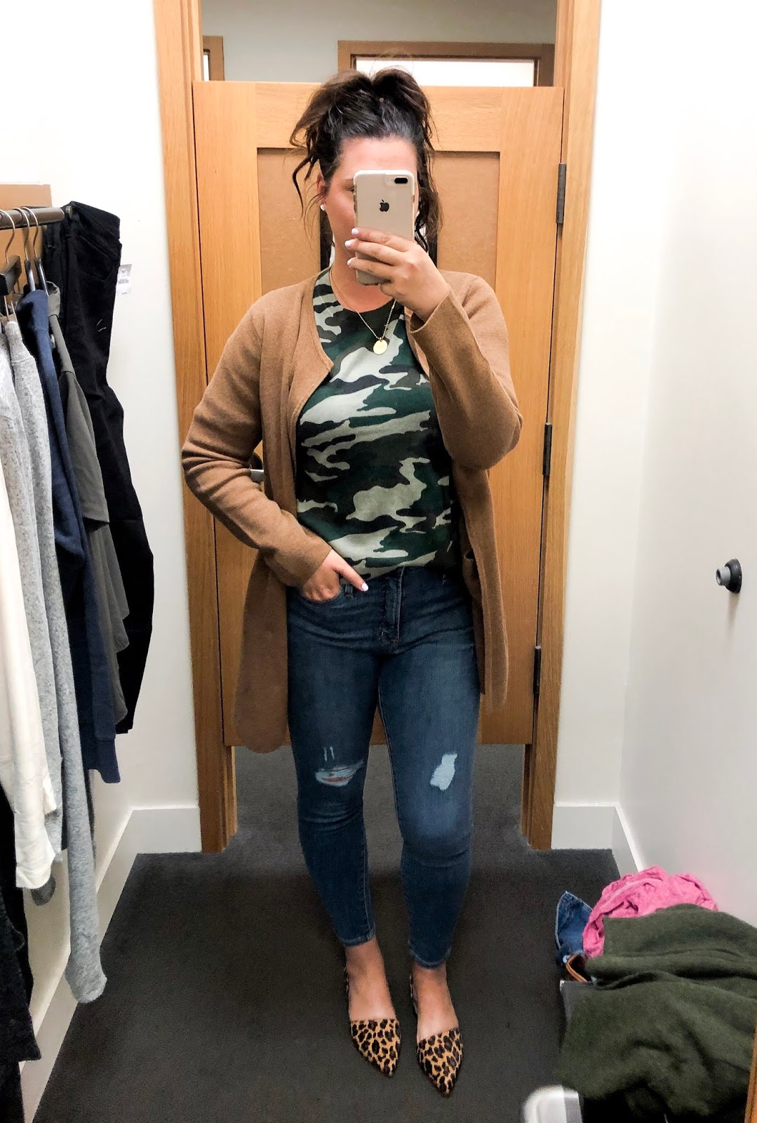 j crew leopard backpack