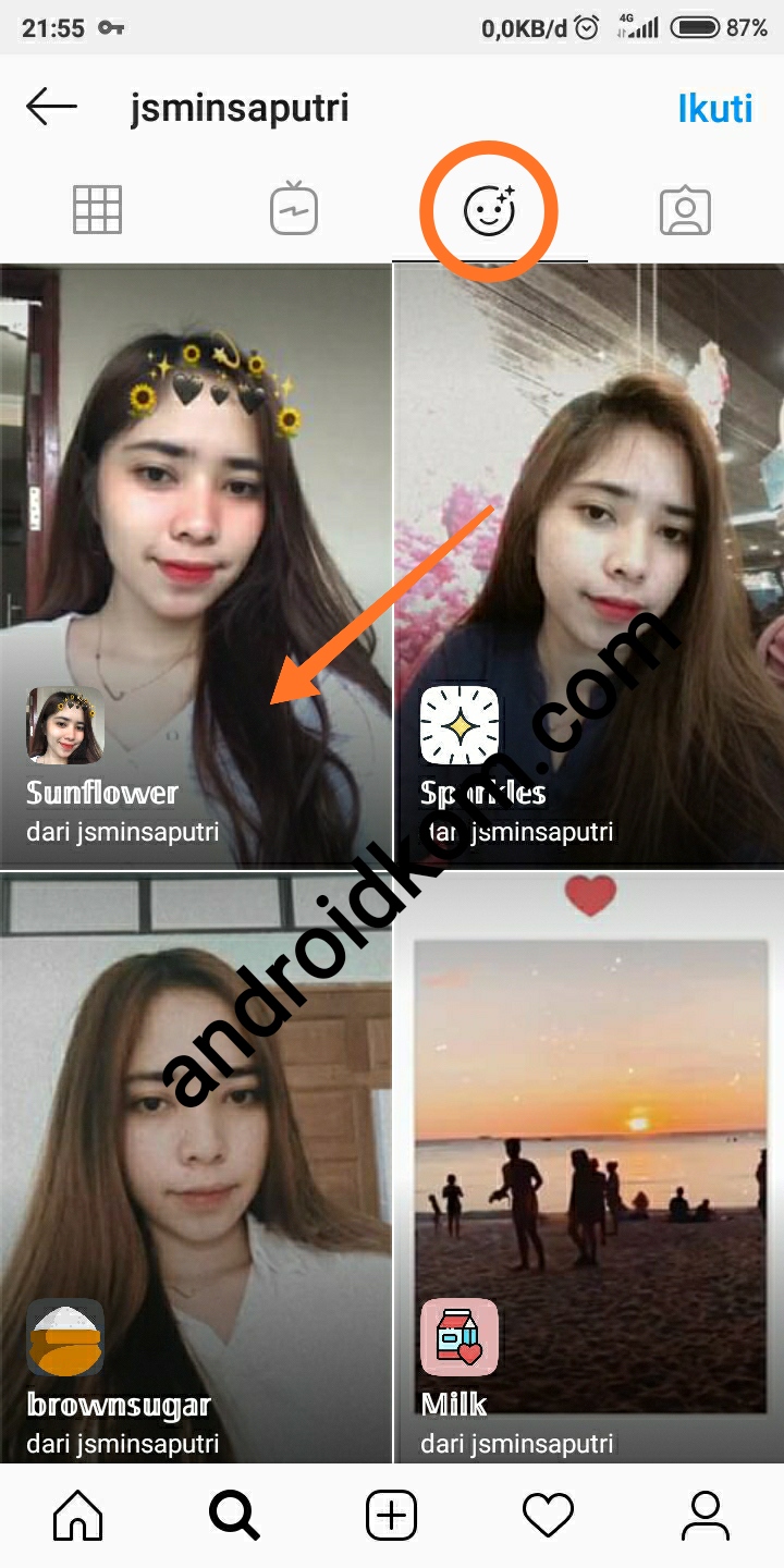 Filter Instagram Sunflower Bunga Matahari Dan Love Hitam Androidkom