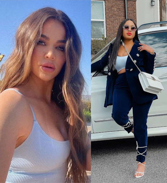 Khole Kardashian Just Liked my pictures- BBNaija star, Nina makes a Public announcement after Khole Kardashian visited her page (Photos)