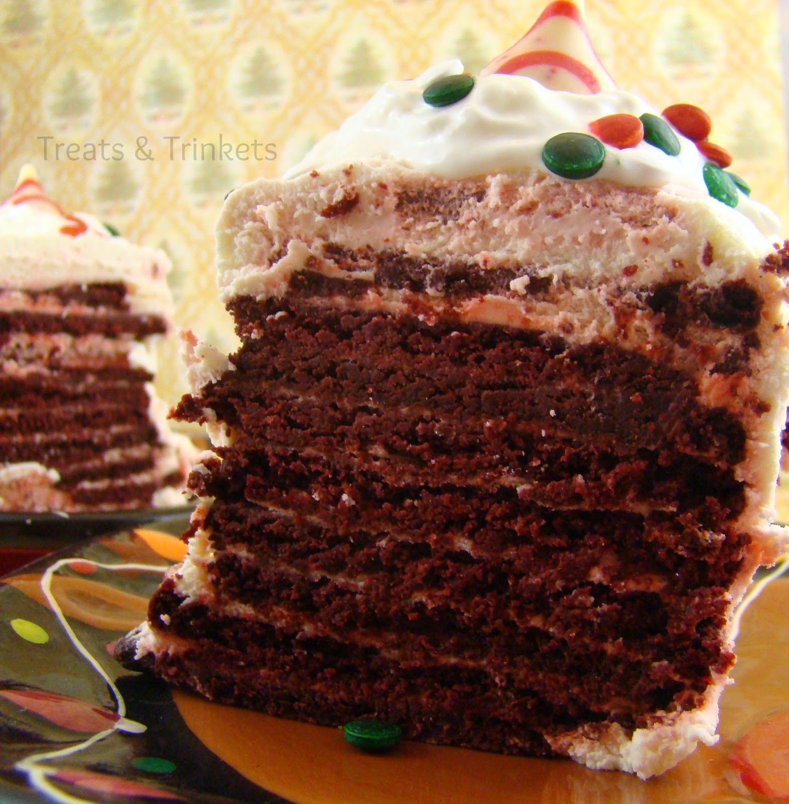 Treats & Trinkets Chocolate Peppermint Icebox Cake