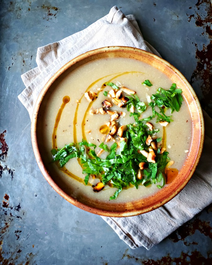 Mango & Tomato Meatless Monday Creamy Cauliflower & Potato Soup With